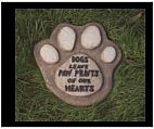 Dog Paw Stepping Stone