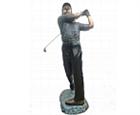 Male Golfer Statue