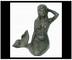 Mermaid Sculpture - Cast Iron