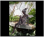 Woodland Flower Fairy Girl Statue