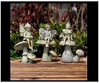 Trio of Fairy Figurines