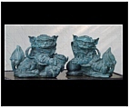 Bronze Foo Dogs Set