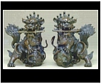 Foo Lion Statues Set