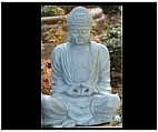 Large Buddha Sculpture - Aluminum