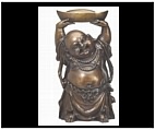 Bronze Laughing Buddha Carrying Ingot