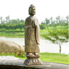 Chinese Garden Buddha Sculpture Meditating