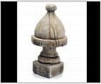 Garden English Quaint Finial - Cast Stone