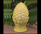 Large Aged Pineapple Finial