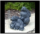 Bunny Rabbit Rain Gauge