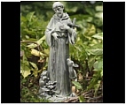 Small Saint Francis Statue with Cross