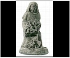 Saint Fiacre in the Garden - Resin