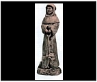 St. Fiacre with Rabbit - Resin