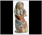 Kneeling Mary Statue with Arms in Prayer