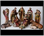 Indoor Nativity Set in Full Color