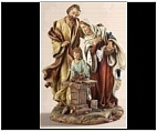 Holy Family Sculpture - Jesus With Joseph's Tools