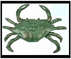 Large Garden Crab Sculpture