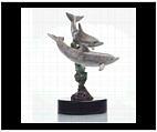 Reef Rangers (Double Dolphins Sculpture)