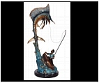 Bronze Marlin Fish Sculpture