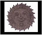 Smiling Sun Face Plaque