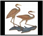 Crane Couple Wall Plaque