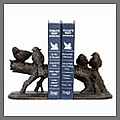 Explore our bookends catalog for decorative and architectural bookends such as the fleur de lis bookends, rooster bookends and animal bookends like cat bookends, dog bookends, horse bookends; also visit for corporate gifts for the executive person.