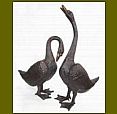 Bronze Goose Statues, Sculptures and Figurines