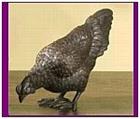 Bronze Rooster and Chicken Statues, Sculptures and Figurines