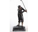 Tabletop Male and Female Golf Figurines