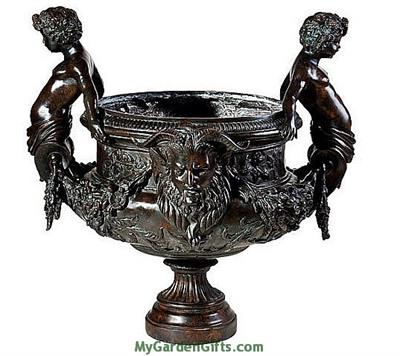 Classic Putto Urn with Handles