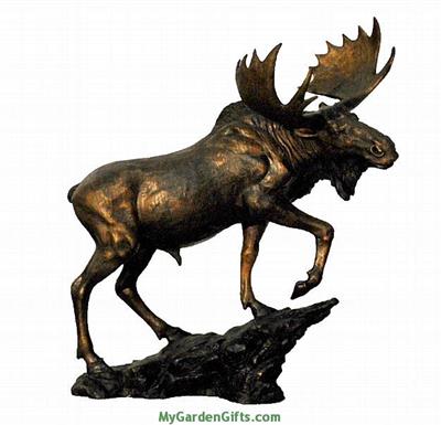 Walking Moose Sculpture