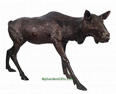 Life Size Female Moose Sculpture