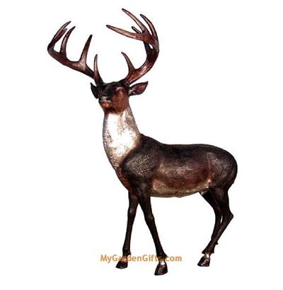 Life Size White-Tailed Deer Sculpture