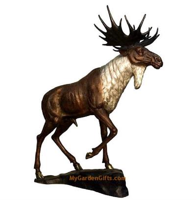 Life Size Caribou Sculpture