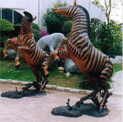 Galloping Zebra Stallions