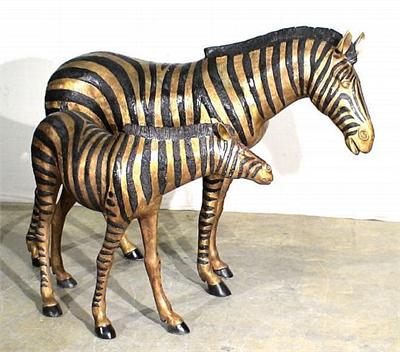 Plains Zebra Statues