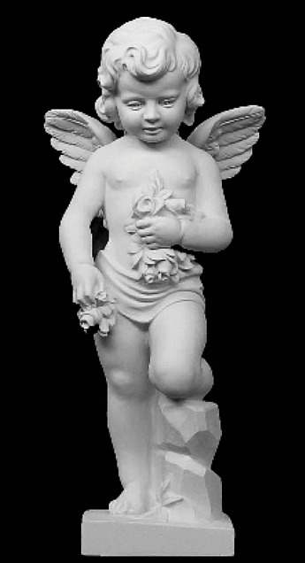 Cherub with Roses - 17.5"