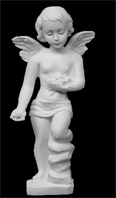 Gracious Angel with Roses - 10"