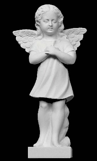 Angel Girl with Hands Clasped - 12"H