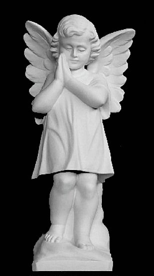 Praying Angel Sculpture - 12"H