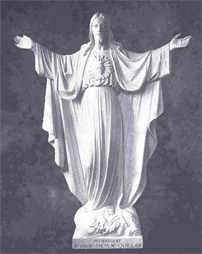 Sacred Heart of Jesus in Marble