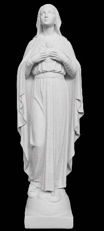 Immaculate Heart of Mary Sculpture