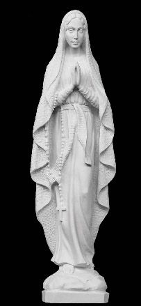 Our Lady of Saint Lourdes 20"H