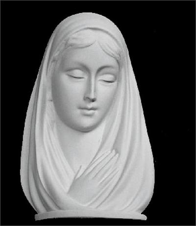 The Virgin Mary Bust Sculpture