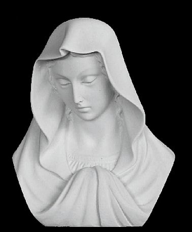 Blessed Virgin Mary Bust Sculpture