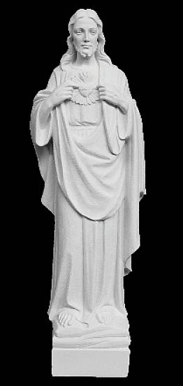 Jesus with the Sacred Heart Sculpture