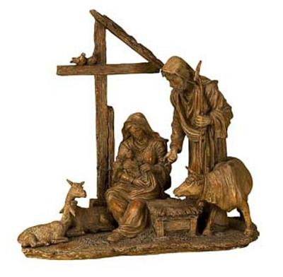 Holy Family with May, Joseph and Baby Jesus - Large