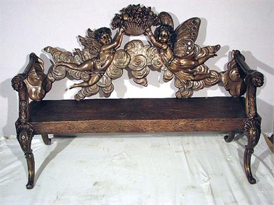 2 Angel Garden Bench