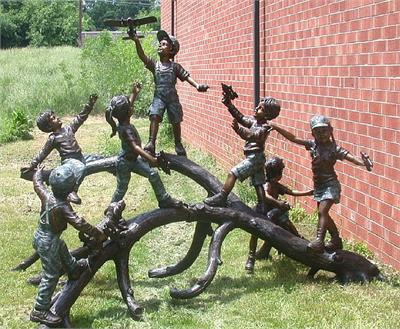 Children at the Park Sculpture