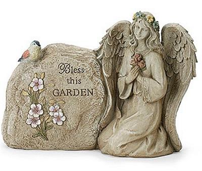 Garden Angel's Blessing Rock