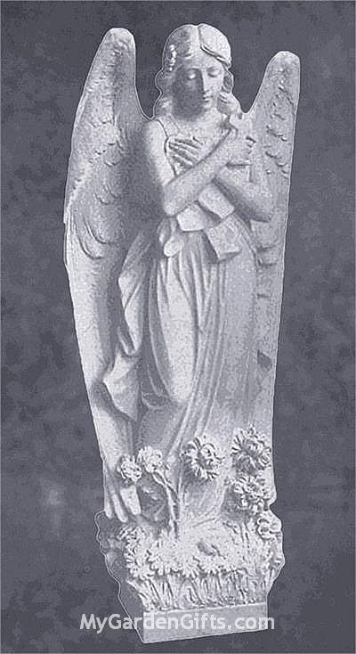 Angel with Cross in Marble